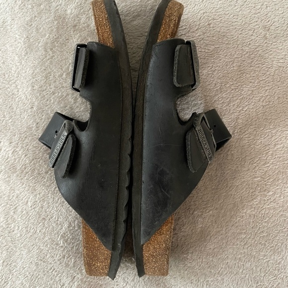 Black BIRKENSTOCK Arizona Leather Size 37 (6.5 US) - Picture 3 of 7